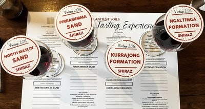 From the Ground Up Tasting: compare varietal, versatility and vineyard characteristics