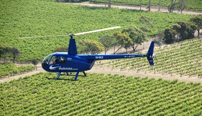 Food & Wine Walk and Heli Flight, with 6 course lunch at The Currant Shed