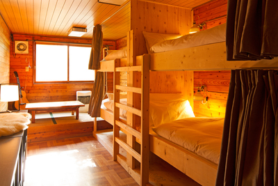 2 Bunk beds in mixed standard dorm