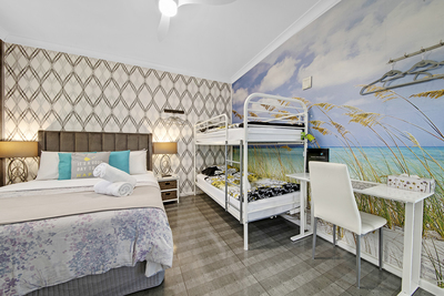 FAMILY ROOM with BUNK BED