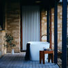 1. Two Bedroom Limestone - Outdoor Stone Bath